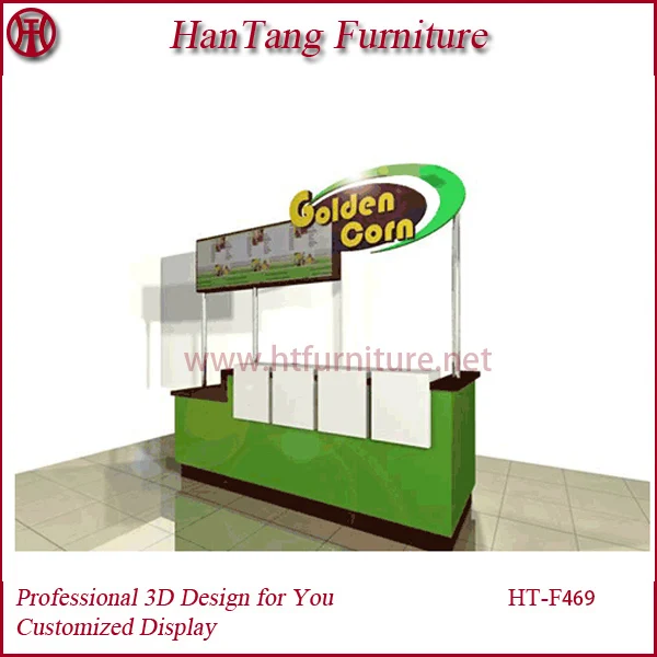 New Design Street Convenient Mobile Bubble Tea Cart For Sale With Low