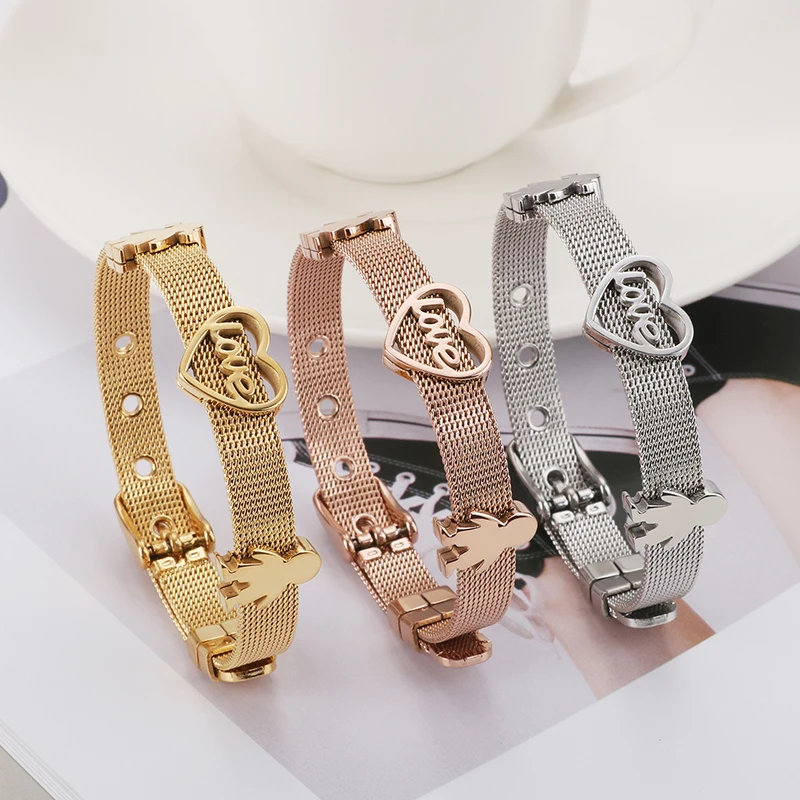 Wholesale Price Simple And Fashionable Best Selling Love Pattern Charming Turkish Style Bracelet For Girls