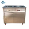 Glory hot sale 1+6 thailand roll single flat pan fry ice cream machine cheap prices fried ice cream machine single pan