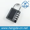 YH9058 Classic Black Combination Padlock, Boy Backpack Padlock