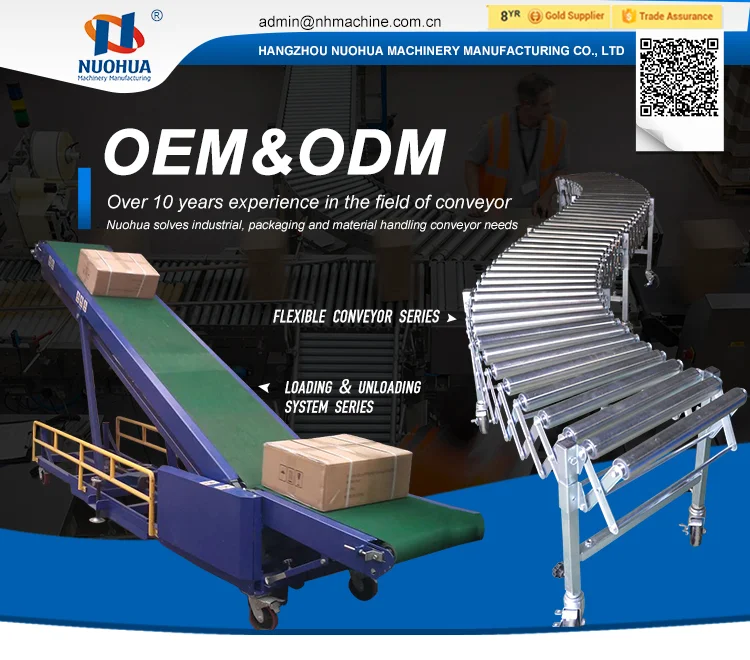 Truck Vehicle Loading And Unloading Conveyor Material Handling ...