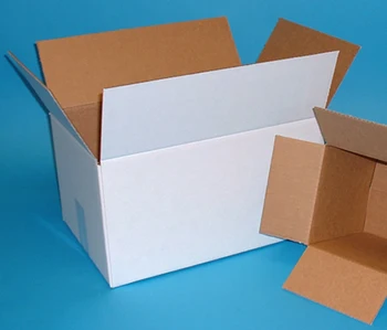 white corrugated boxes wholesale