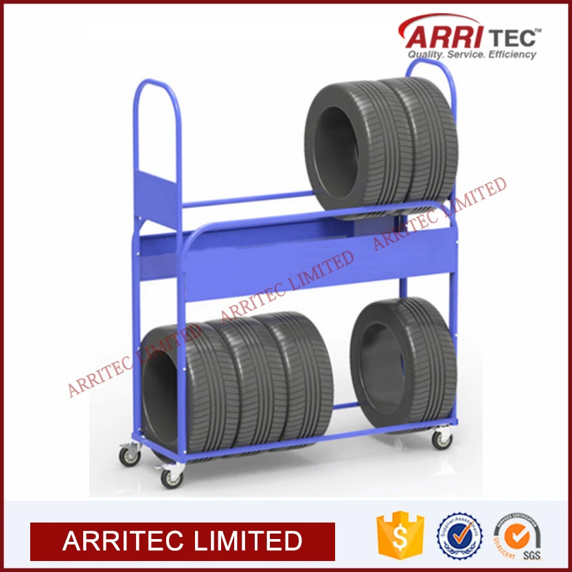 Rotating 2 Tier Tyre Metal Display Stand Tire Holder Rack Buy Tyre