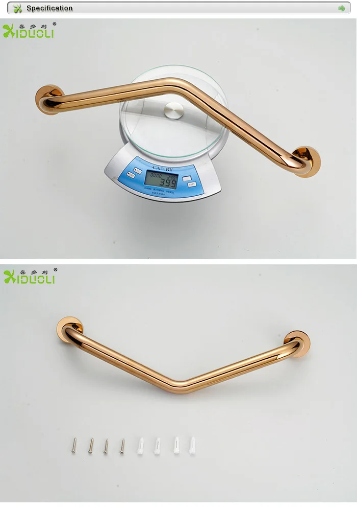 Hotel Bathroom Wall Mounted Gold Finish Stair Grab Bar Buy Stair Grab