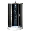 Bathroom unique design tempered glass steam shower cabin