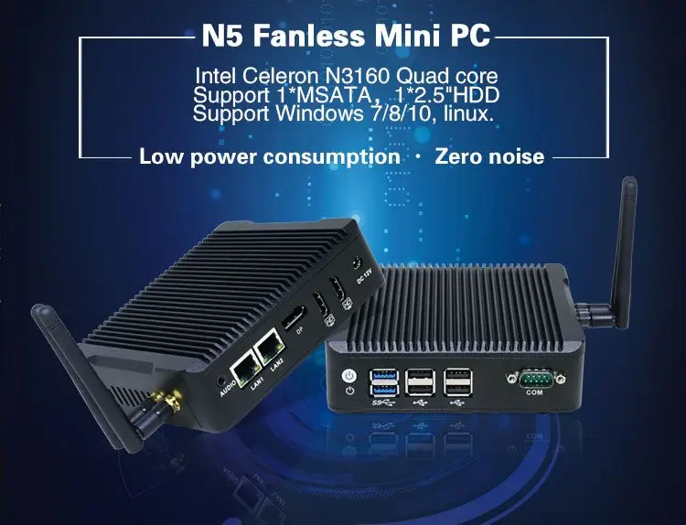 Slim Consumer Electronics Hardware & Software desktop computer case tower industrial mini pc for shopping mall kiosk