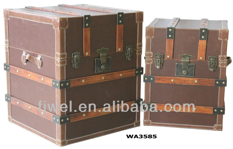 Vintage Brown Leather Square Trunk Side Tables Narrow Table Cube Bed Product On Alibaba Vintage Brown Leather Square Trunk Side Tables Narrow Table Cube Bed Product On Alibaba