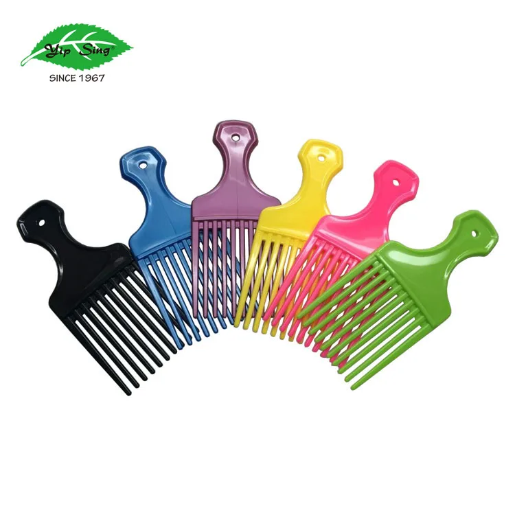 Plastic Pick Up Afro Comb