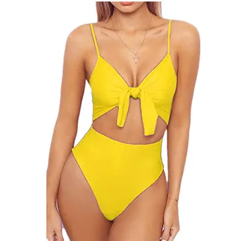 yellow bathing suit