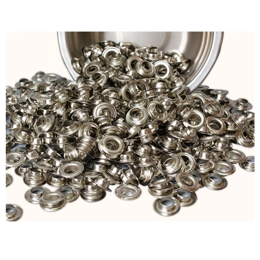  8mm wholesale shoes eyelet custom size metal brass eyelet for bags 