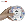 Round shape plastic pill box medication organizer