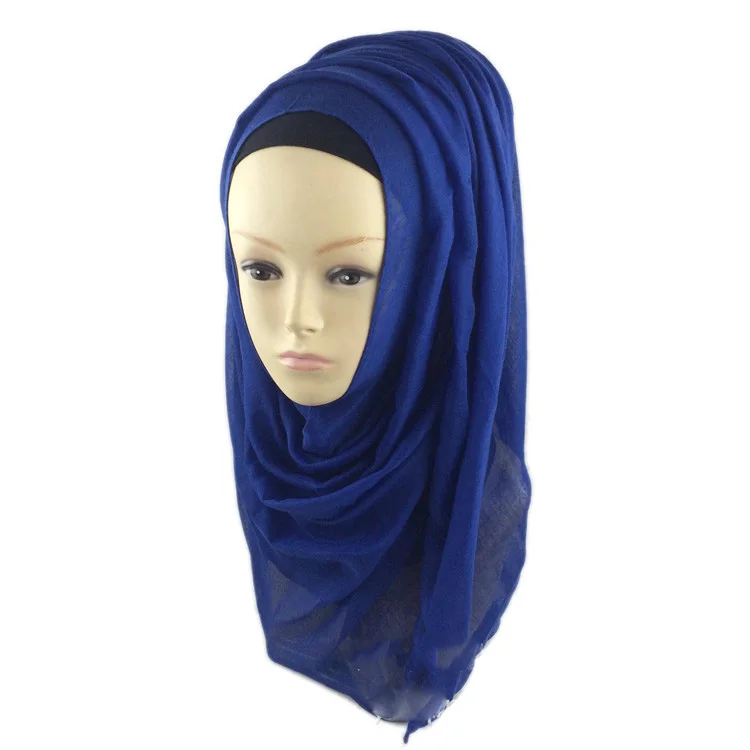 New Plain Scarf Muslim Arab Hijab Vintage Style Chiffon Malaysia Scarf 