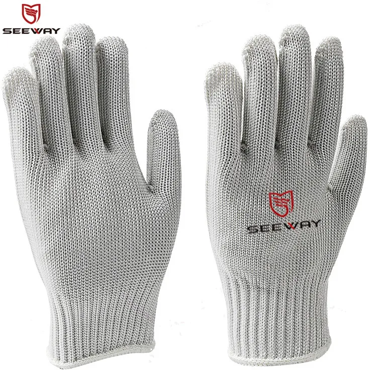 Knitted Stainless Steel Hand Gloves For Cutting Buy Stainless Steel
