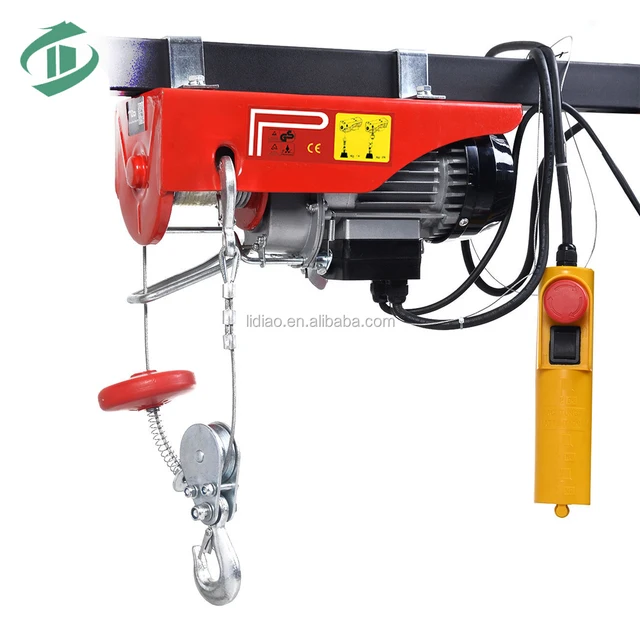GS and CE Certified HIL84990500 Hilka 500Kg 900W Electric Steel Rope Hoist Winch TUV 