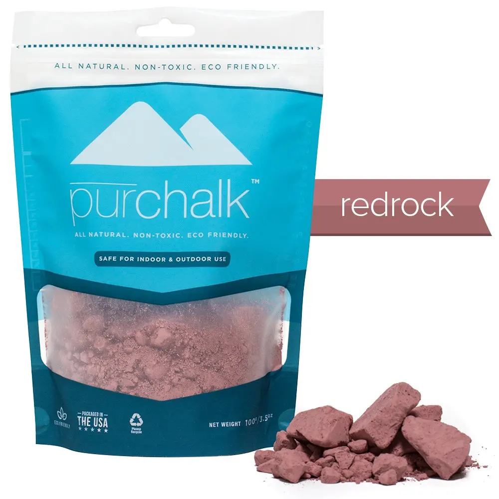 Pur Chalk | #1 Best Climbing Chalk | 100% Natural Chalk for CrossFit, Powerlifting & Gymnastics | Eco- Friendly | Safe for Indoor & Outdoor Use | Gym , Workout & Weight Lifting Loose Chalk | 100% Pure Magnesium Carbonate | Non-staining | Non-toxic | 100% Money Back Guarantee