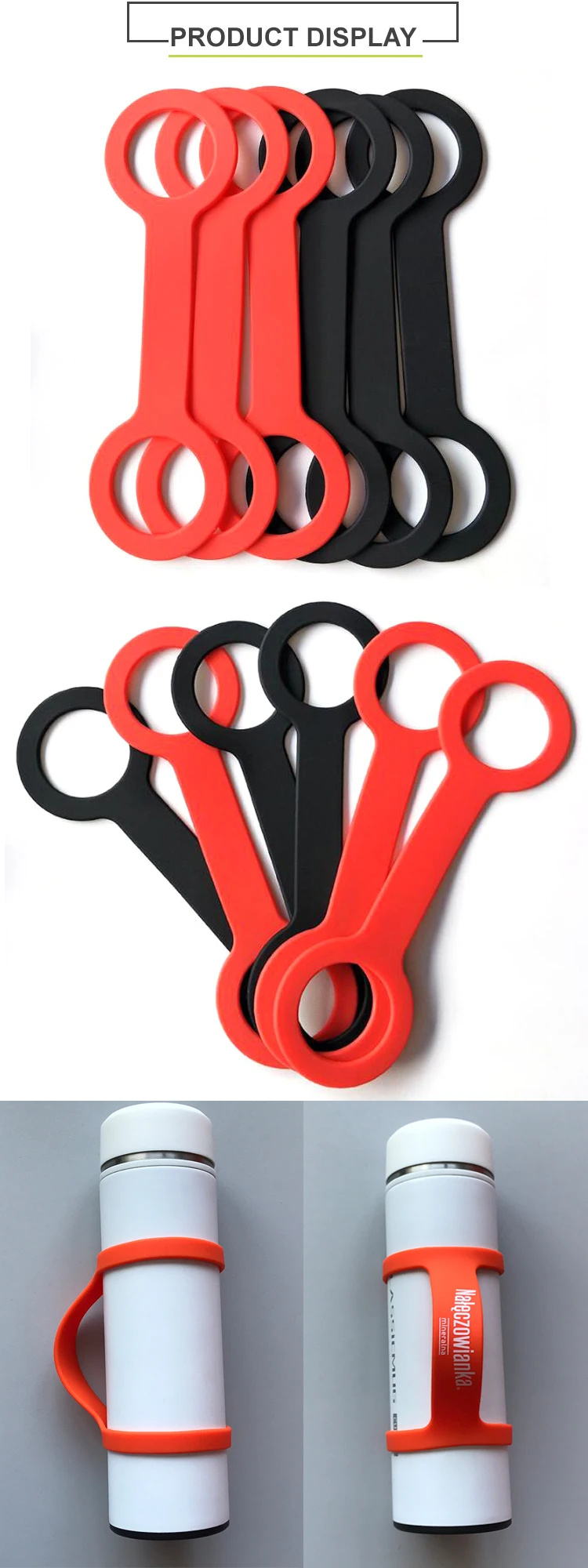 Food Grade Custom Silicone Water Bottle Band For Drinking Bottle Buy