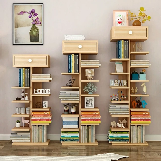 High Quality Wooden Furniture Bookshelf Tree Style Bookcase Buy
