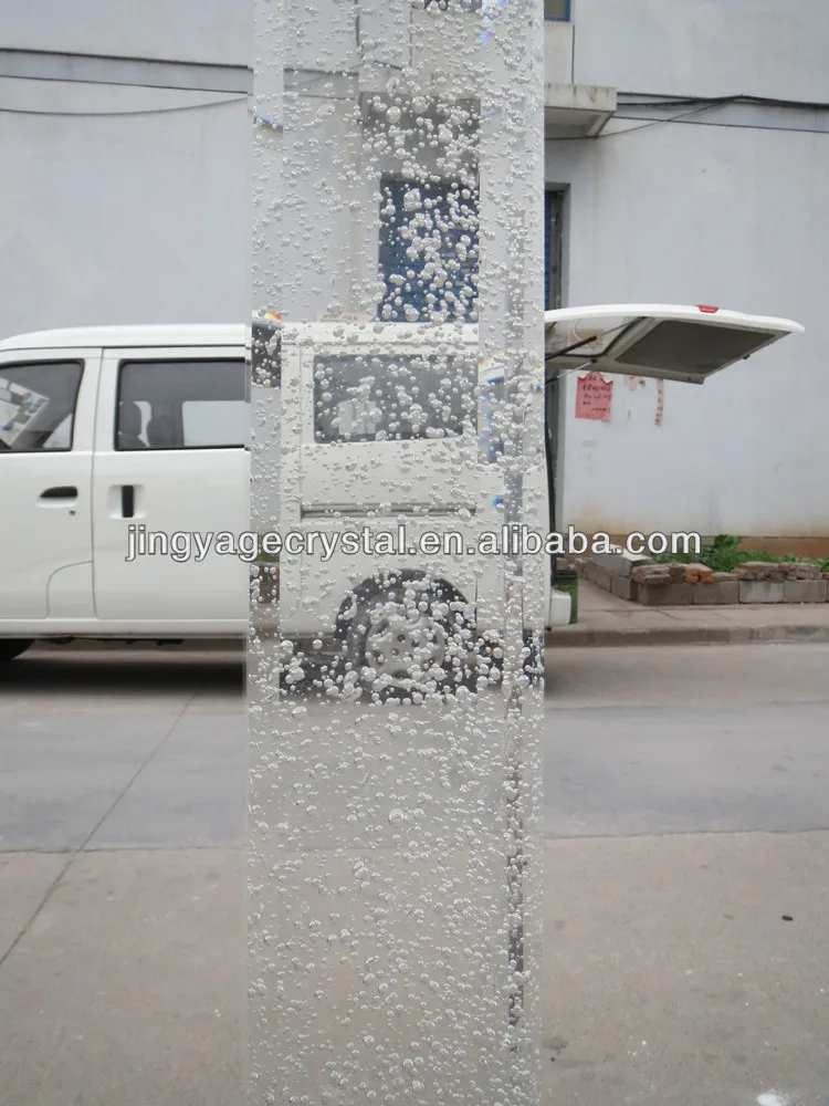 Jingyage 50*200*2500mm Large Panels Wholesale Top Quality Bubble Glass Panels For Home
