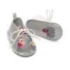 New Infant Shoes Baby Girl Soft Leather Moccasins Floral Newborn Soft Sole Heart Sneaker Crib Shoes First Walkers Footwear