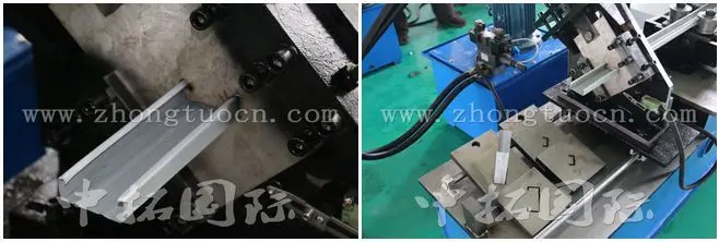 drywall system cd ud double line machine/Channel Purlin Cold Roll Forming Machine