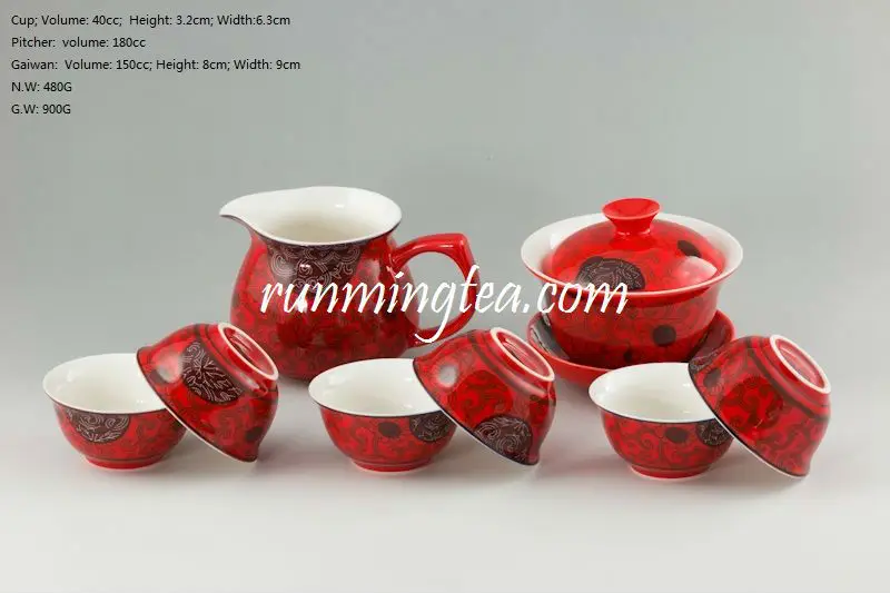 Details about   87MMChina Jingdezhen Porcelain Red Glaze Small Golden Bell Cup Teacup Tea-things 