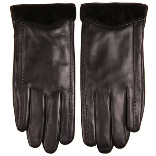 Men's leather basic style gloves from China manufactory