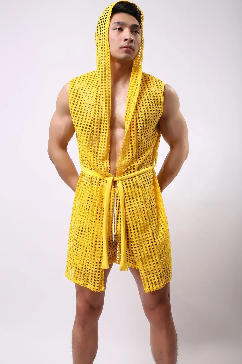 Hot shemale sex action Gay bathrobe