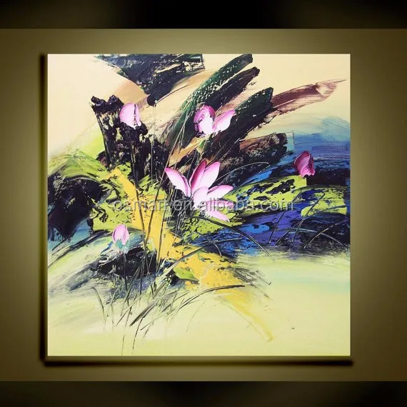 Künstler handbemalt hohe qualität schöne farben moderne acryl ...