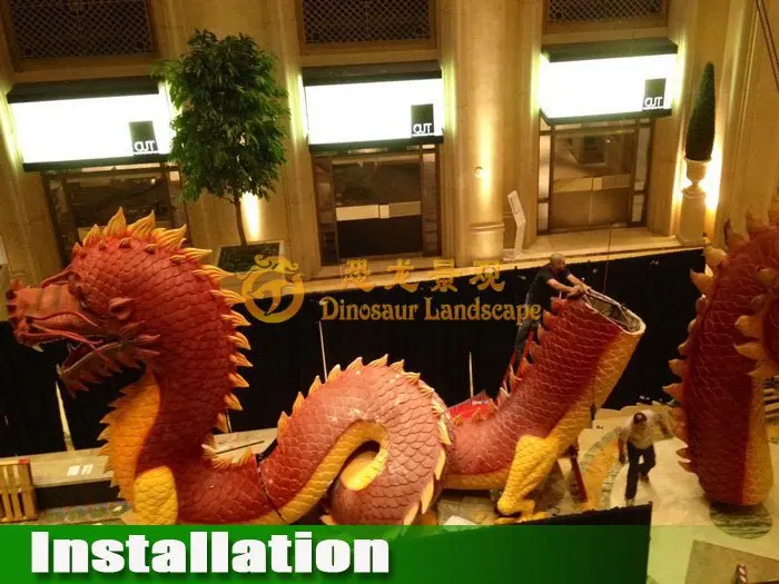 Grosse Einkaufs Zentrum Dekoration Die Feuer 3d Chinesisches Drachen Modell Spuckt Buy 3d Drachen Modell Spucken Feuer Chinesische Drachen Modell Product On Alibaba Com