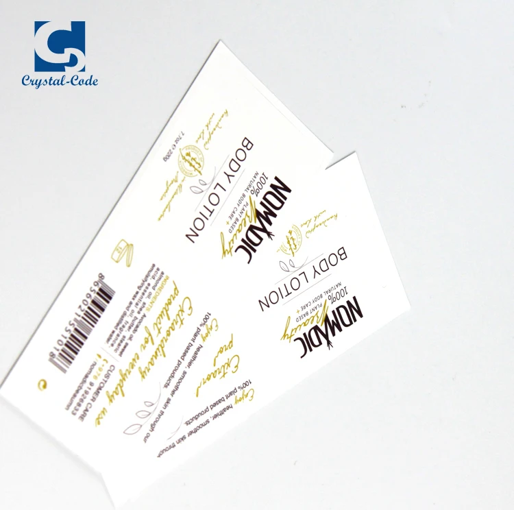 D&eacute;coratif bouteille de lotion cosm&eacute;tique de petit pain d'animal familier autocollant &eacute;tiquette adh&eacute;sive