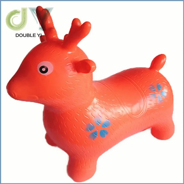 plastic bouncing horse