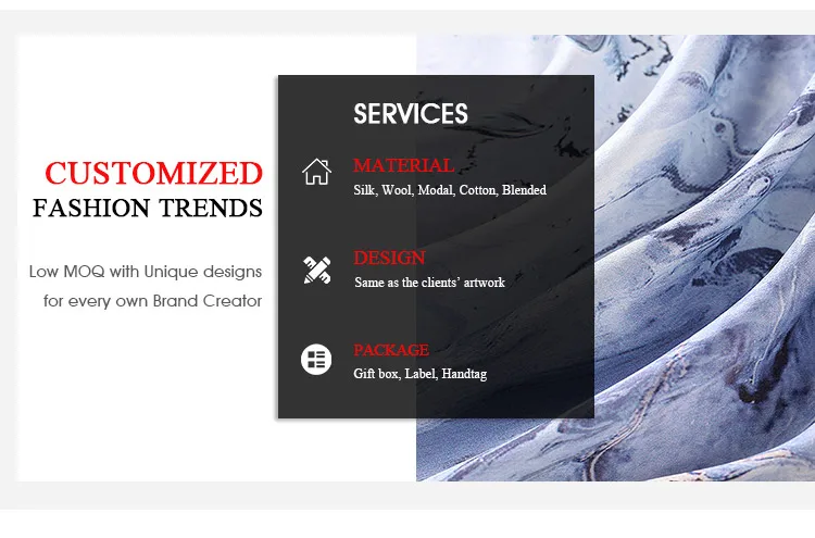 polyester scarf floral