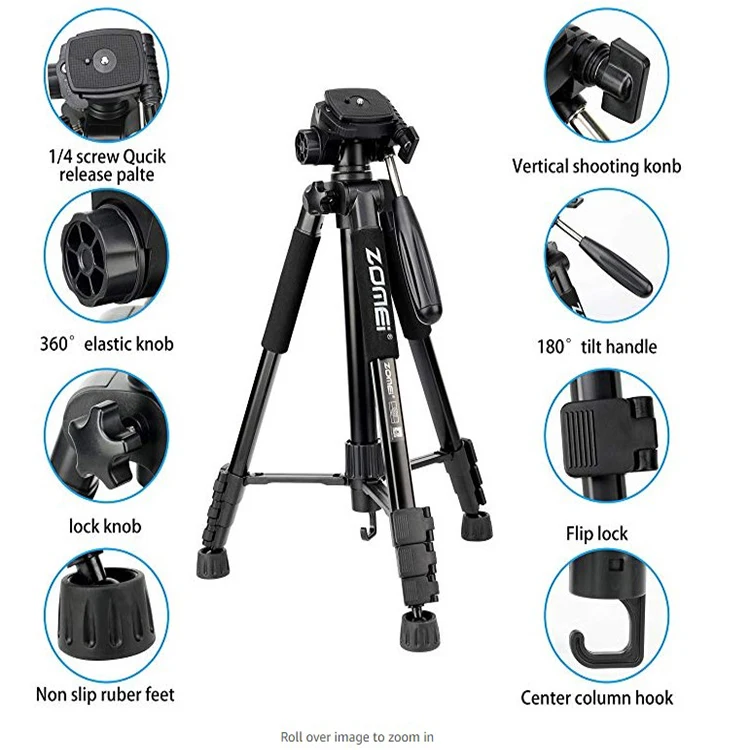 Zomei Q222 Video Camera Tripod Buy Camera Tripod,Video Camera Tripod