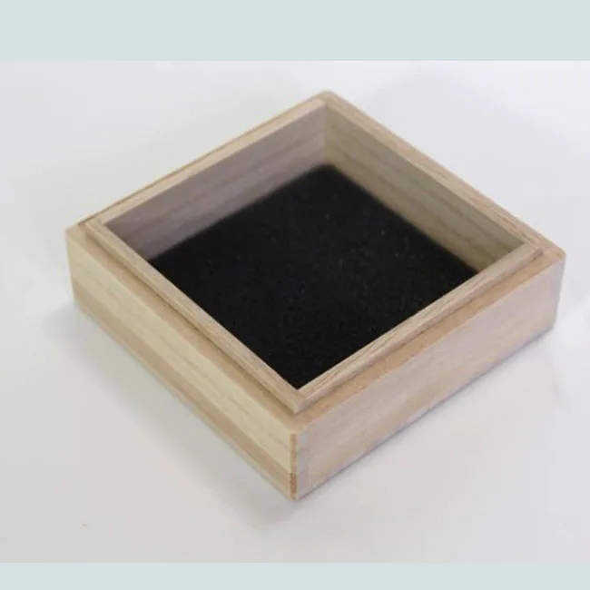 small wooden gift box with lid