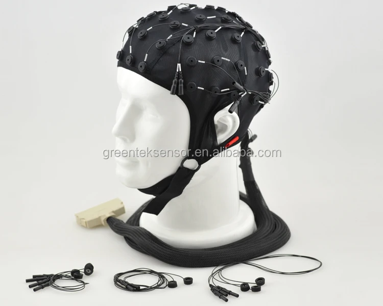 Neuroscan Compatible Eeg Recording Hat;64 Channels Neurofeedback Eeg