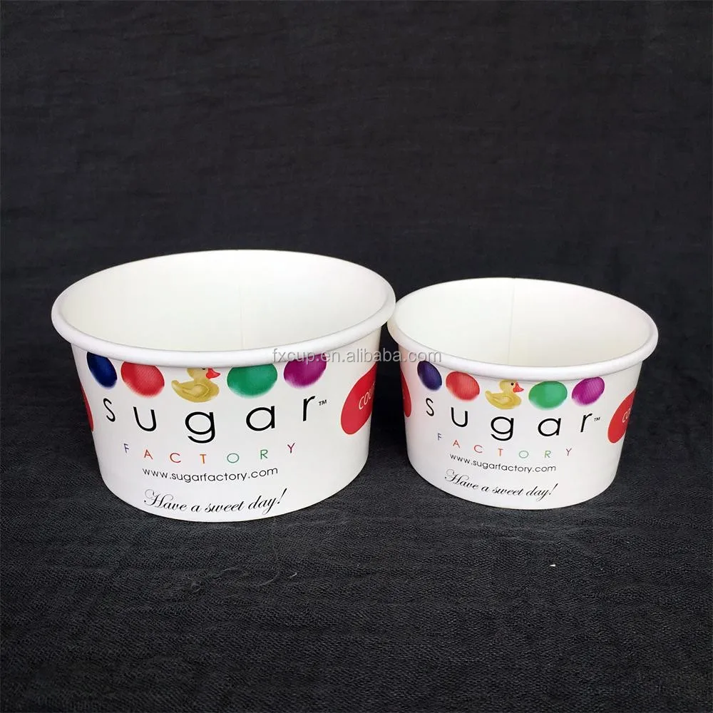 8oz Custom Printed Ice Cream Paper Cup Buy Paper Cup,Ice Cream Cone
