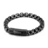 Fashion Retro 316L Antique Silver Chunky Man Metal Chain Stainless Steel Mens Bracelets