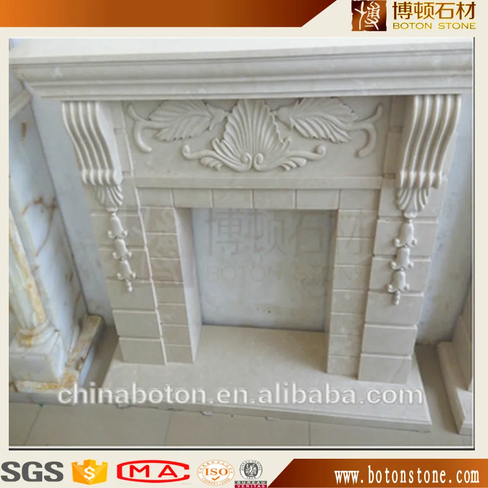 Hot Style Natural Marble Chimney Piece Granite Fireplace Mantel