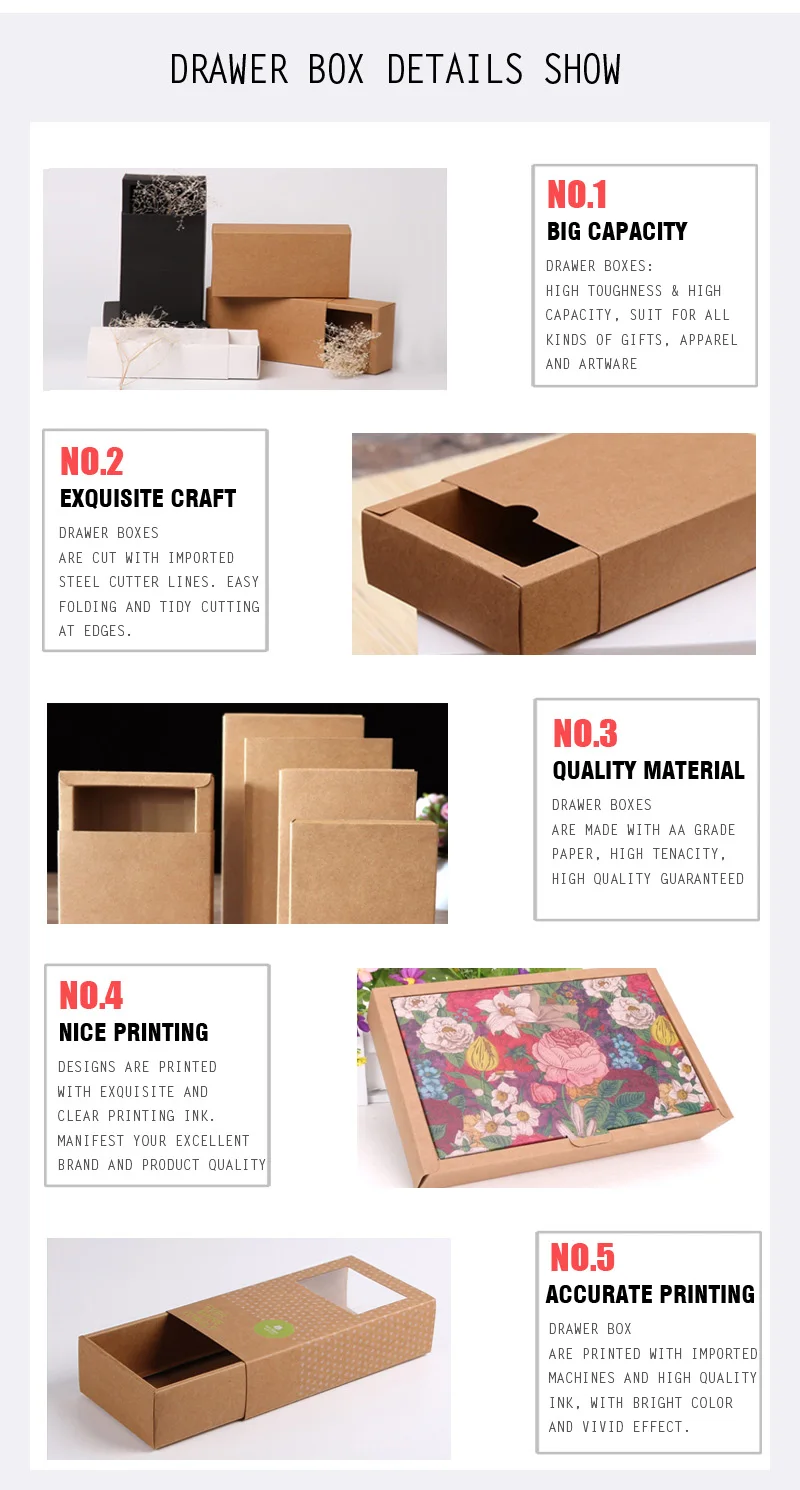 Custom Cheap Brown Kraft Paper Gift Packaging Paper Cardboard Sleeve