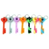 Key of Love Smoking Pipe Silicone Pipe with glass bowel