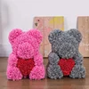 Best christmas valentine gift teddy bear rose flower for valentine