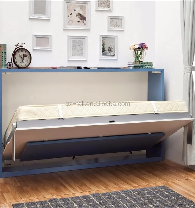 Innovador Pared Plegable Cama Individual Tamaño Niños Camas De La Pared