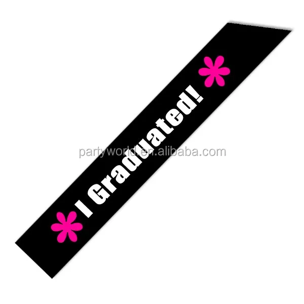 Latest Design Graduation Sash For Party Graduation - Buy Graduation