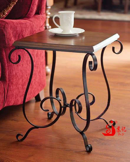 wrought iron coffee table legs