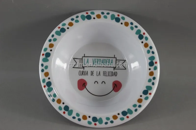 6.5 "melamine Kid's bowl + spoon