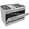 Good quality and low price two oven gas range for your kitchen