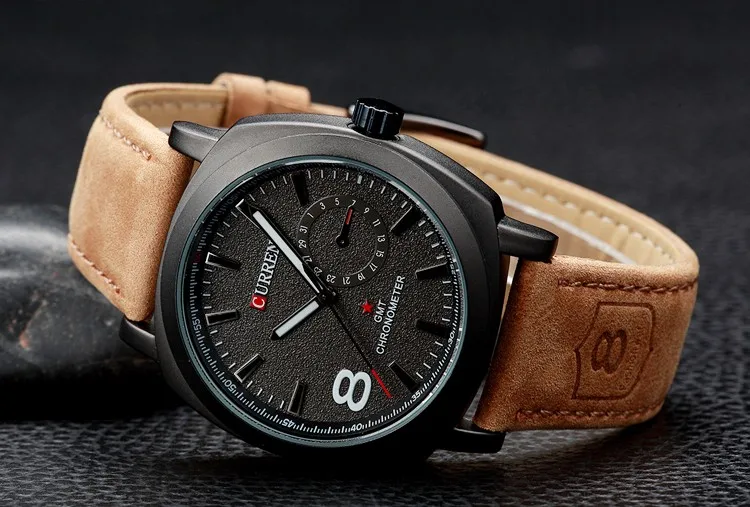 カレン 8139 クォーツビジネスメンズ腕時計ファッション軍事陸軍ヴォーグ腕時計 高品質 Man Vogue Buy 西洋腕時計 トップブランド工場 腕時計アリババ 革バンドの腕時計 Product On Alibaba Com