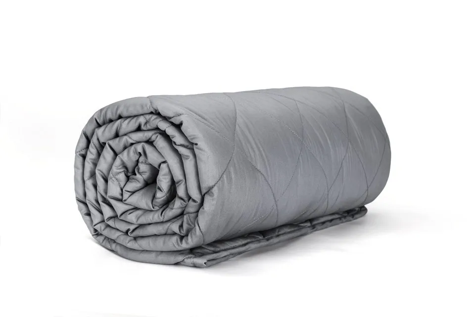 Factory Direct Sale Glass Beads Help Sleep Grey Weighted Blanket - Buy