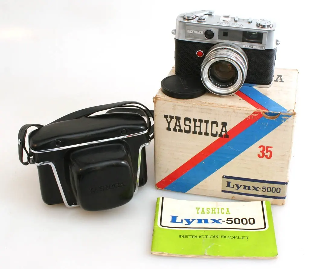 Buy YASHICA LYNX 5000 VINTAGE 35MM FILM CAMERA IN ORIG BOX