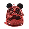 wholesale micky glitter sequin small backpack with bow